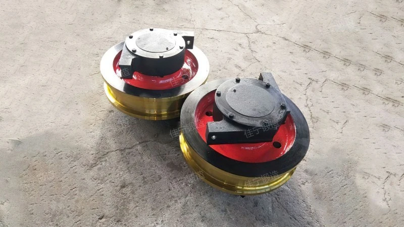 Crane wheel set