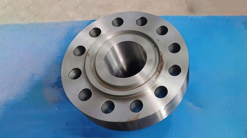 Quick opening butt welded flange cover