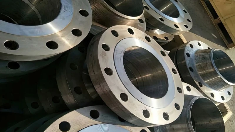 Industrial pipeline butt welding flange ring