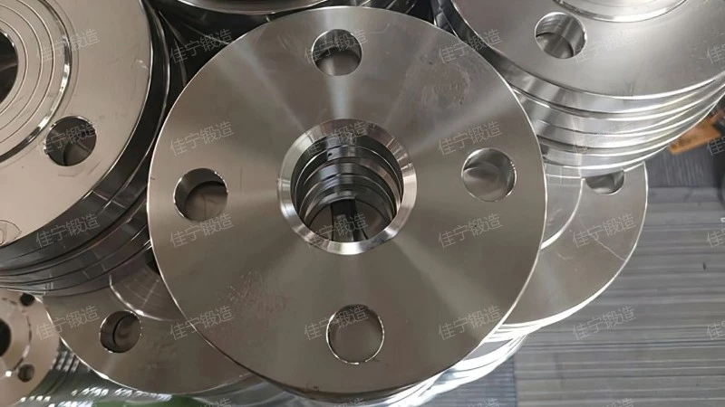 Flat welded tenon groove flange plate