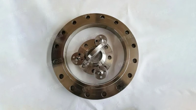 Mechanical card sleeve flange plate