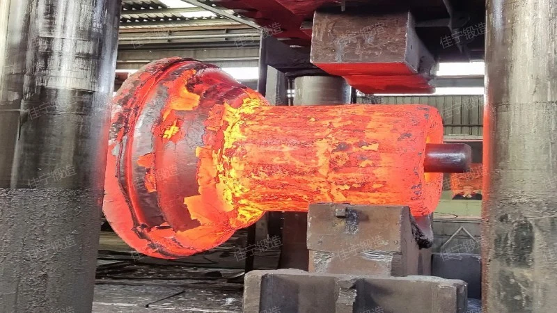 Forged parts of flange cylinder