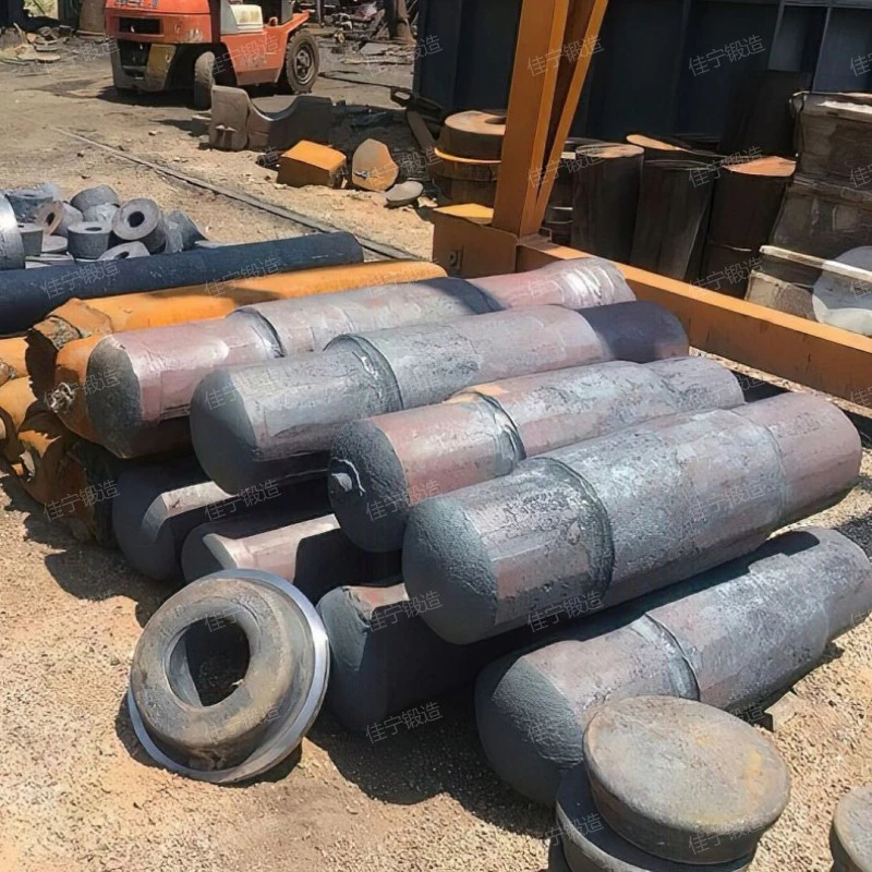 Irregular shaped shaft forgings