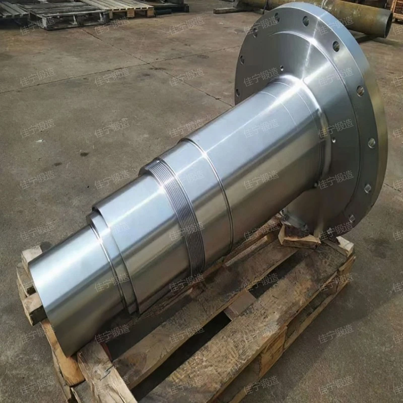 Forged components of wind turbine spindle